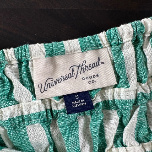 Universal Thread Green and White Striped Maxi Dress - Picture 3 of 5